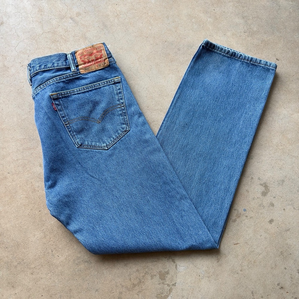 Levi's 505‎ Men's Size 38x34 (36x34) Regular Straight Stretch Fit Denim Jeans